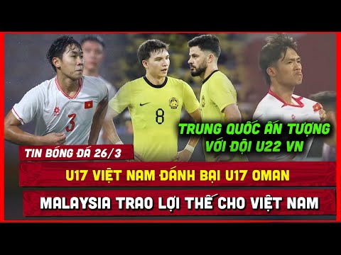 f09f94b4 tin bong da 26 3 u17 viet nam quat nga u17 oman malaysia mat loi the vao tay dtvn