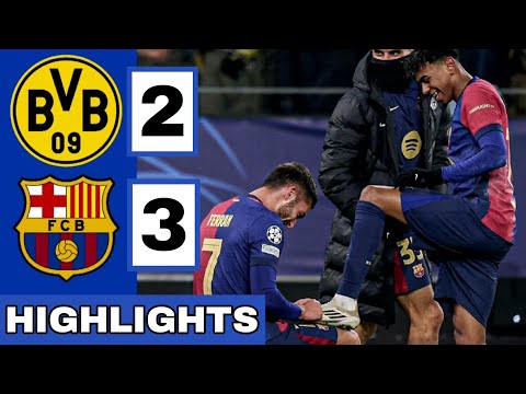 f09f94b4borussia dortmund vs barcelona 2 3 extended highlights uefa champions league