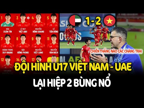 f09f94b4doi hinh u17 viet nam vs u17 uae