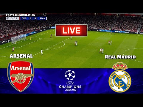f09f94b4live arsenal vs real madrid uefa champions league 2025 quarter final pes 21