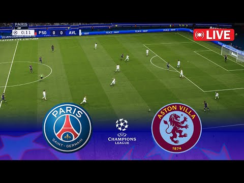 f09f94b4live psg vs aston villa uefa champions league 2025 full match pes 21 simulation