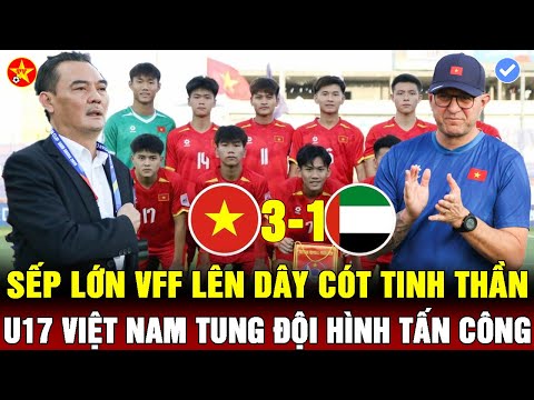 f09f94b4u17 viet nam vs u17 uae hlv roland tung doi hinh manh nhat bai tu de hiep 2 o hoi len day cot