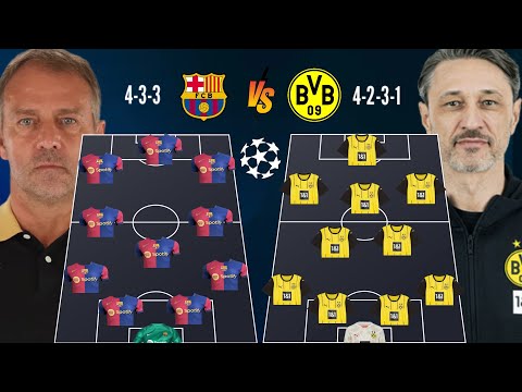 f09f9aa8 barcelona vs dortmund head to head predicted line up f09f94a5 quarter finals uefa champions league