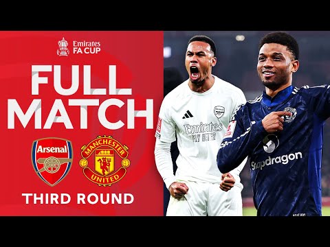 full match arsenal v manchester united third round emirates fa cup 2024 25