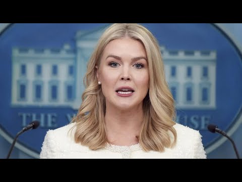 happening now white house holds press briefing in wake of trump tariff pushback