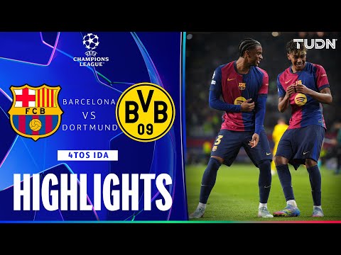 highlights barcelona vs dortmund uefa champions league 4tos final 24 25 tudn