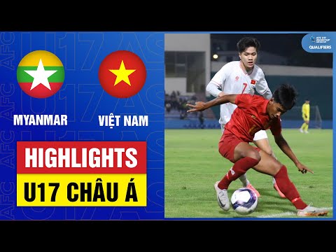 highlights u17 myanmar u17 viet nam no luc duoc den dap vo oa niem vui cuoi tran