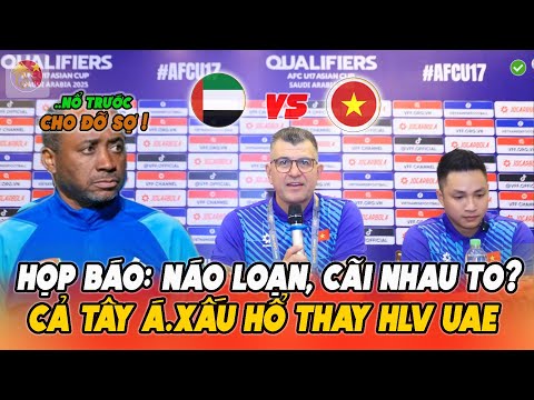 hop bao u17 viet nam vs uae hlv uae gay soc nao loan ca chau a cuoi ra nuoc mat
