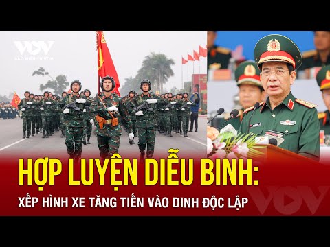 hop luyen dieu binh xep hinh xe tang tien vao dinh doc lap bao dien tu tieng noi viet nam vov