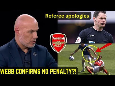 howard webb explodes after everton vs arsenal penalty call not a penalty