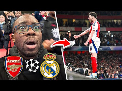 i witnessed arsenal destroy real madrid in the ucl quarter finals