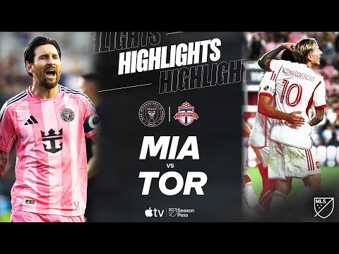 inter miami cf vs toronto fc full match highlights messi vs bernardeschi