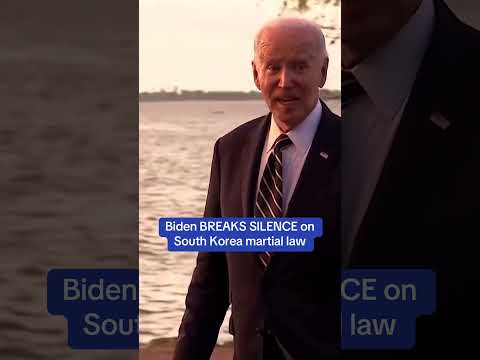 joe biden breaks silence on south korea martial law