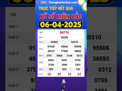 ket qua xo so mien bac hom nay ngay 6 4 2025 xsmb xshn sxmb xo so kien thiet mien bac