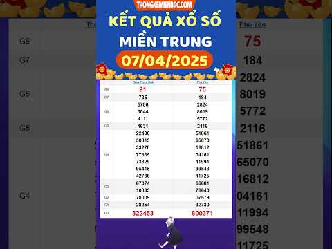 ket qua xo so mien trung hom nay ngay 7 4 2025 xs mien trung xs thua thien hue xs phu yen