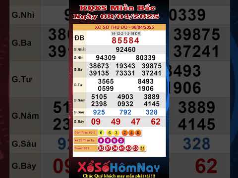kqxsmb ket qua xo so mien bac ngay 08 04 2025 xsmb xs thu do quang ninh xsqn xo so thu do