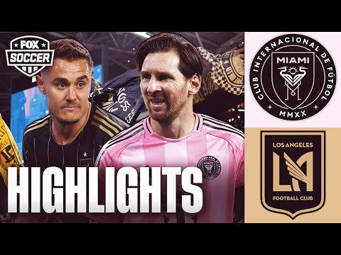 lafc vs inter miami concacaf champions cup highlights fox soccer