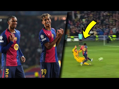 lamine yamal vs dortmund goal crazy skills barcelona vs borussia dortmund champions league 2025
