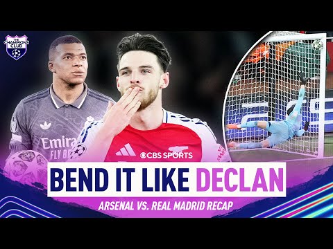 legendary declan rice free kick f09fa4a9 arsenals historic ucl win over real madrid champions club