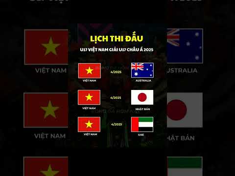 lich thi dau cua u17 viet nam tai vong chung ket u17 chau a 2025 1