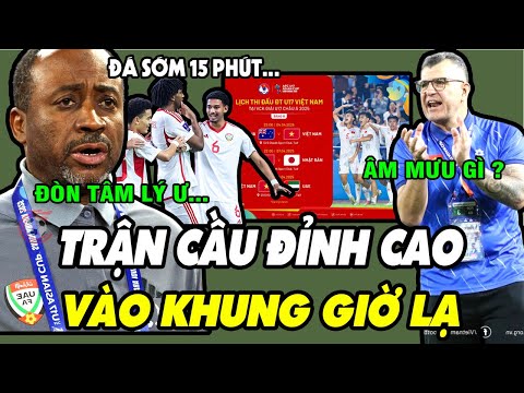 lich thi dau hom nay dai chien u17vn u17 uae san ve di world cup 2025 ca chau a cho doi