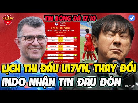 lich thi dau u17 viet nam thay doi indo nhan tin dau don di vao vet xe do dtvn