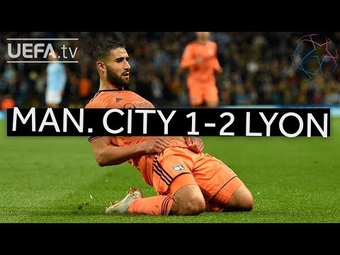 man city 1 2 lyon ucl highlights