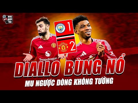 man city 1 2 man utd cau be vang diallo bung no quy do nguoc dong khong tuong o derby manchester