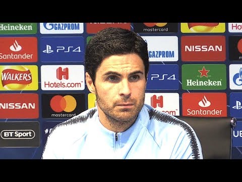 manchester city 1 2 lyon mikel arteta full post match press conference champions league