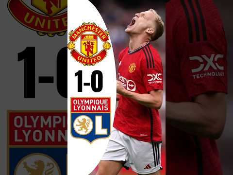 manchester united defeat olympique lyon 1 0 full highlights