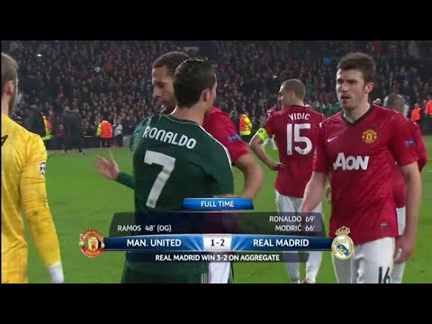 manchester united vs real madrid 1 2 extended highlights all goals 2013 hd