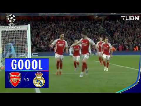 merino clava el tercero arsenal 3 0 real madrid uefa champions league 4tos final 24 25 tudn