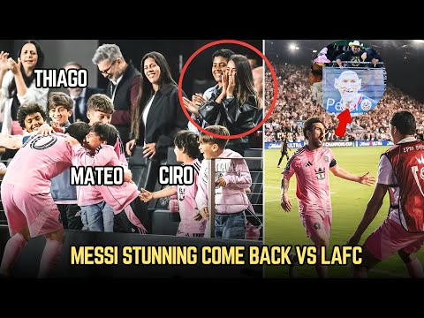 messi come back vs lafc messis family reaction to his winning goal