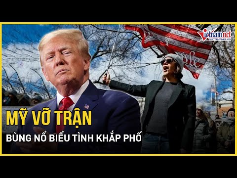 my vo tran vi bung no bieu tinh lua gian lan khap pho ong trump voi ra tuyen bo nong