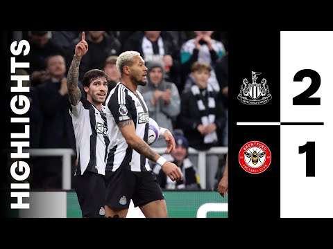 newcastle united 2 brentford 1 premier league highlights