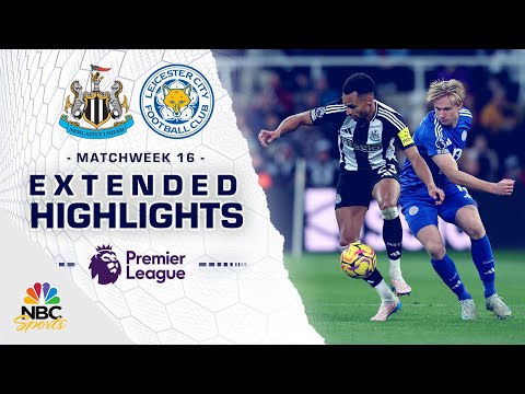 newcastle united v leicester city premier league highlights 12 14 2024 nbc sports
