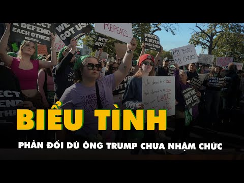 nhieu cuoc bieu tinh phan doi du ong trump chua nham chuc