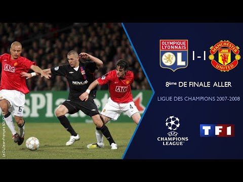 ol 1 1 manchester united 8eme de finale aller ligue des champions 2007 2008 tf1 fr