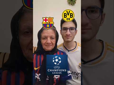 penalty shootout in fc 25 uefa champions league with my grandma part 2 barcelona vs dortmund