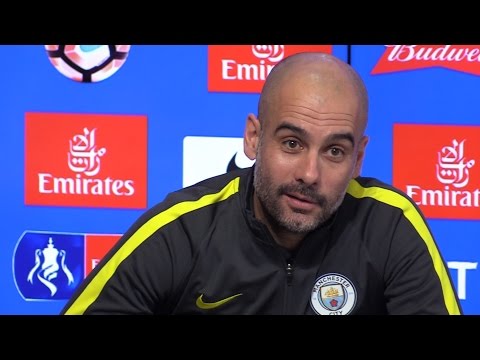 pep guardiola pre match press conference crystal palace v manchester city fa cup embargo