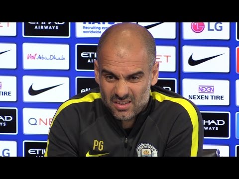 pep guardiola pre match press conference manchester city v crystal palace embargo extras 1