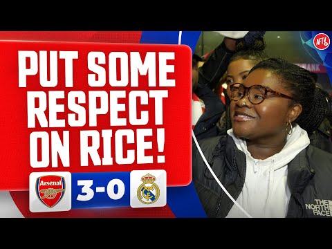 put some respect on rices name kenyah arsenal 3 0 real madrid
