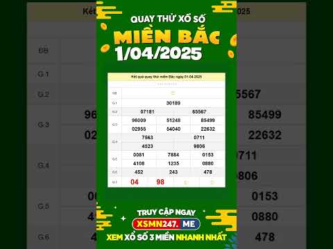 quay thu xsmb hom nay 1 4 2025 quaythuxsmb xsmb