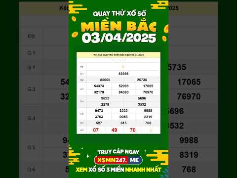 quay thu xsmb hom nay 3 4 2025 quaythuxsmb xsmb