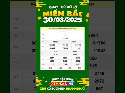 quay thu xsmb hom nay 30 3 2025 quaythuxsmb xsmb