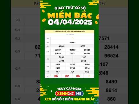 quay thu xsmb hom nay 4 4 2025 quaythuxsmb xsmb