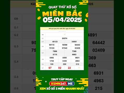 quay thu xsmb hom nay 5 4 2025 quaythuxsmb xsmb