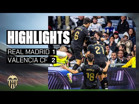 real madrid 1 2 valencia cf resumen del partido jornada 30 de laliga ea sports 2024 2025
