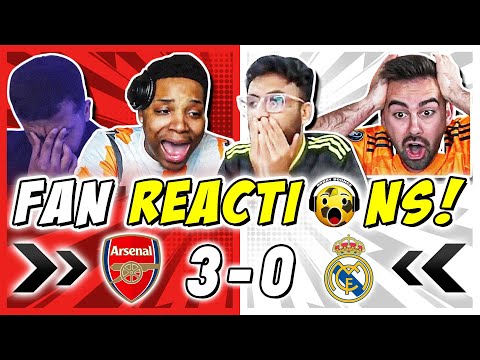 real madrid fans furious f09fa4ac reaction to arsenal 3 0 real madrid champions league fan reactions