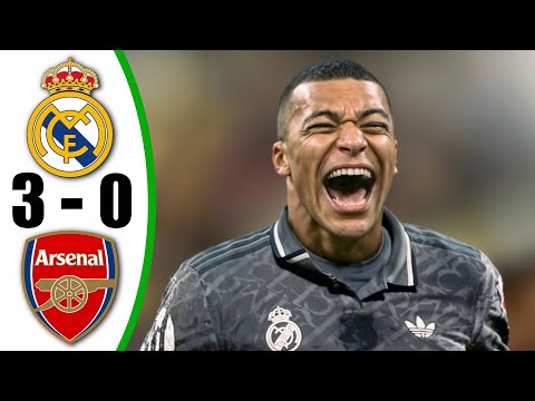 real madrid vs arsenal 3 0 all goals highlights 2025